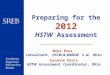 Preparing for the 2012 HSTW  Assessment