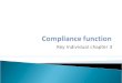 Compliance function