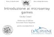Introduzione ai microarray games