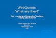 WebQuests: What are they?