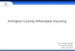 Arlington County Affordable Housing