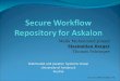 Secure Workflow Repository for  Askalon