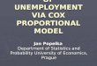 MODELLING TIME OF UNEMPLOYMENT VIA COX PROPORTIONAL MODEL