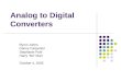 Analog to Digital Converters