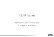 ABAP Tables