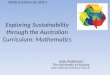 Exploring Sustainability through the Australian Curriculum: Mathematics