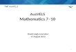 AusVELS  Mathematics  7–10  David  Leigh-Lancaster 15 August 2013