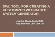 DWL TOOL FOR CREATING A CUSTOMIZED WEB-BASED SYSTEM GENERATOR