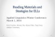 Reading Materials and  Strategies for ELLs