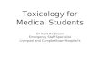 Toxicology for Medical Students