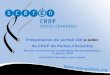 Présentation du portail CDI  e-sidoc du CRDP de Poitou-Charentes