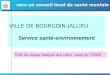 VILLE DE BOURGOIN-JALLIEU Service santé-environnement
