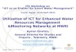Utilization of ICT for Enhanced Water Resources Management  &Monitoring Networks at MWRI