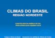 CLIMAS DO  BRASIL REGIÃO NORDESTE