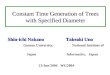 Constant Time Generation of Trees with Specified Diameter