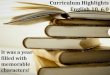 Curriculum Highlights English 10, 6.0
