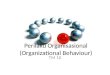 Perilaku Organisasional (Organizational  Behaviour )