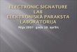 Electronic Signature Lab Elektroniskā paraksta laboratorija
