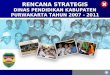 RENCANA STRATEGIS DINAS PENDIDIKAN KABUPATEN PURWAKARTA TAHUN 2007 - 2011