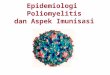 Epidemiologi  Poliomyelitis dan Aspek Imunisasi