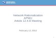 Network Rationalization APWU Article 12.4.B Meeting
