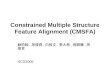 Constrained Multiple Structure Feature Alignment (CMSFA)