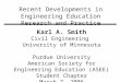 Recent Developments in Engineering Education Research and Practice