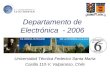 Departamento de Electrónica  - 2006