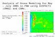 Analysis of Ozone Modeling for May – July 2006 in PNW using AIRPACT3 (CMAQ) and CAMx