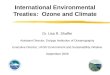 International Environmental Treaties:  Ozone and Climate