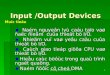 Input /Output Devices