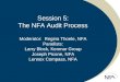 Session 5: The NFA Audit Process Moderator:  Regina Thoele, NFA