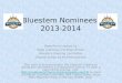 Bluestem Nominees  2013-2014