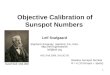 Objective Calibration of Sunspot Numbers