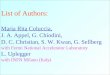 List of Authors: Maria Rita Coluccia, J. A. Appel, G. Chiodini,