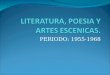 LITERATURA, POESIA Y ARTES ESCENICAS