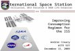 International Space Station 2010 Utilization, 2015 Evolution & 2020 Life Extension