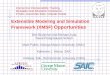 Extensible Modeling and Simulation Framework (XMSF)  Opportunities