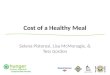 Cost of a Healthy Meal