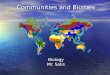 Communities and Biomes