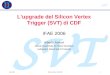 L’upgrade del Silicon Vertex Trigger (SVT) di CDF