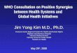 WHO Consultation on Positive Synergies between Health Systems and  Global Health Initiatives