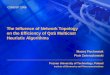 The Influence of Network Topology on the Efficiency of QoS Multicast Heuristic Algorithms