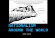 NATIONALISM      AROUND THE WORLD