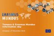 Tempus & Erasmus Mundus Information day  Ashgabat, 27 November 2010