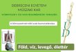 Debreceni Egyetem Műszaki Kar Környezet- és Vegyészmérnöki Tanszék