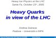 Heavy Quarks  in view of the LHC