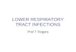 LOWER RESPIRATORY TRACT INFECTIONS