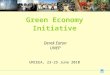 Green Economy Initiative  Derek Eaton  UNEP UNCEEA, 23-25 June 2010