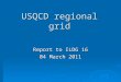 USQCD regional grid